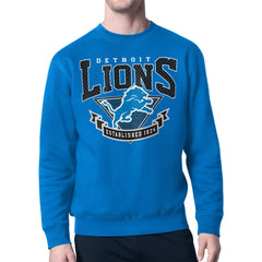 Detroit Lions Starter ‘80s Inspired Pullover Sweatshirt  - Blue cheap