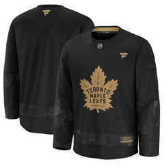 Toronto Maple Leafs Fanatics 2024 Military Appreciation Practice Jersey Black
