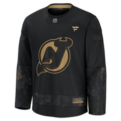 New Jersey Devils Fanatics 2024 Military Appreciation Practice Jersey Black