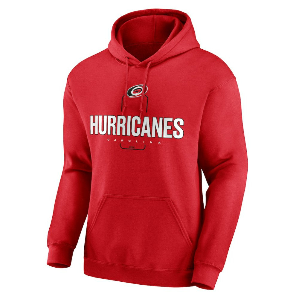 Carolina Hurricanes Personalized Name & Number Midfielder Pullover Hoodie Red