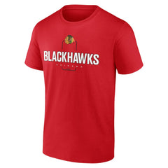 Chicago Blackhawks Personalized Name & Number Midfielder T-Shirt Red