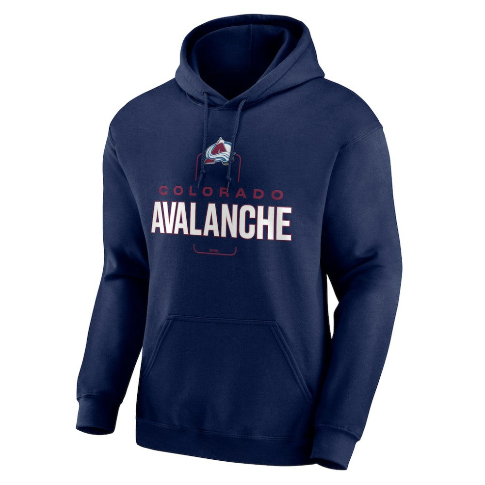 Colorado Avalanche Personalized Name & Number Midfielder Pullover Hoodie Navy