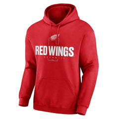 Detroit Red Wings Personalized Name & Number Midfielder Pullover Hoodie Red