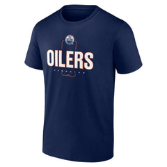 Edmonton Oilers Personalized Name & Number Midfielder T-Shirt Navy