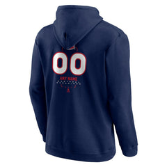 Montreal Canadiens Personalized Name & Number Midfielder Pullover Hoodie Navy