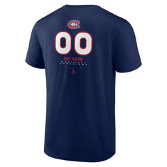 Montreal Canadiens Personalized Name & Number Midfielder T-Shirt Navy