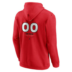 New Jersey Devils Personalized Name & Number Midfielder Pullover Hoodie Red