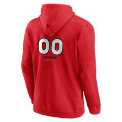 Ottawa Senators Personalized Name & Number Midfielder Pullover Hoodie Red