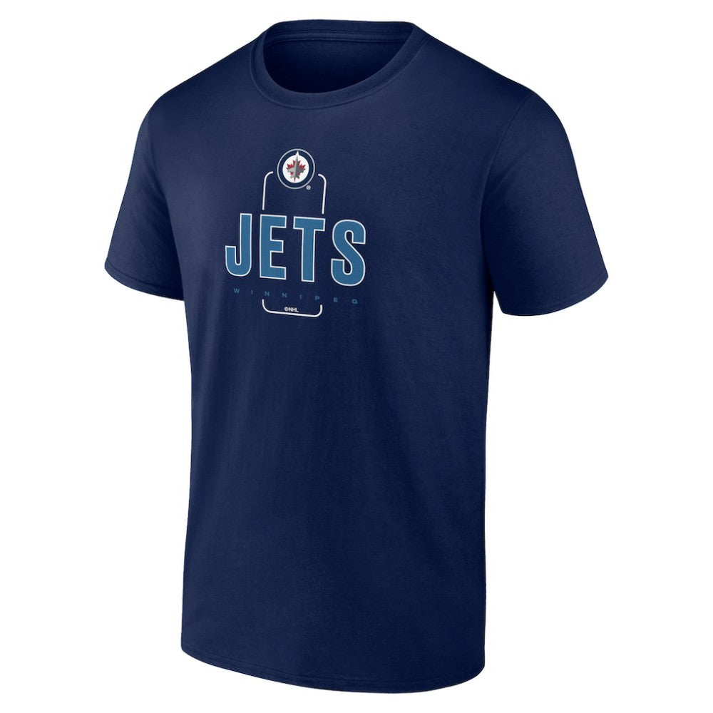 Winnipeg Jets Personalized Name & Number Midfielder T-Shirt Navy