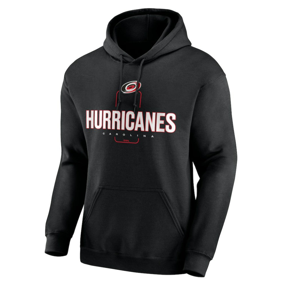 Carolina Hurricanes Personalized Name & Number Midfielder Pullover Hoodie Black