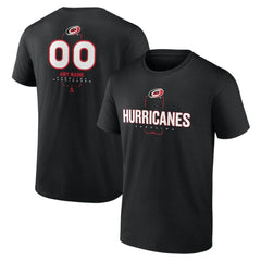 Carolina Hurricanes Personalized Name & Number Midfielder T-Shirt Black