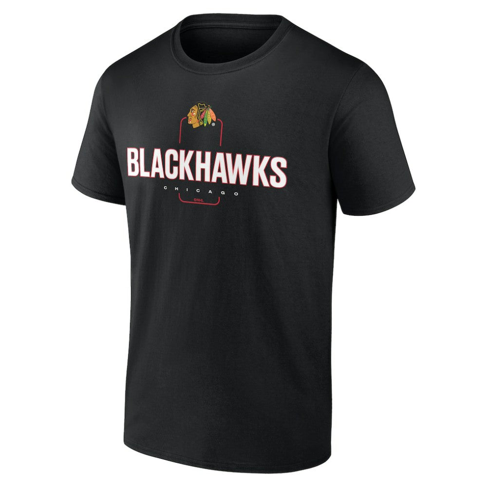 Chicago Blackhawks Personalized Name & Number Midfielder T-Shirt Black