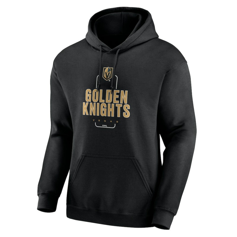 Vegas Golden Knights Personalized Name & Number Midfielder Pullover Hoodie Black