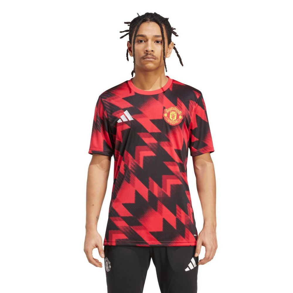 Manchester United 2025/26 AEROREADY Pre-Match Top - Red | Adidas on sale