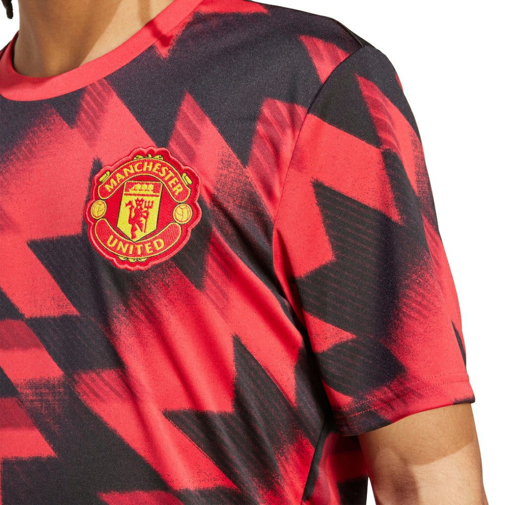 Manchester United 2025/26 AEROREADY Pre-Match Top - Red | Adidas on sale