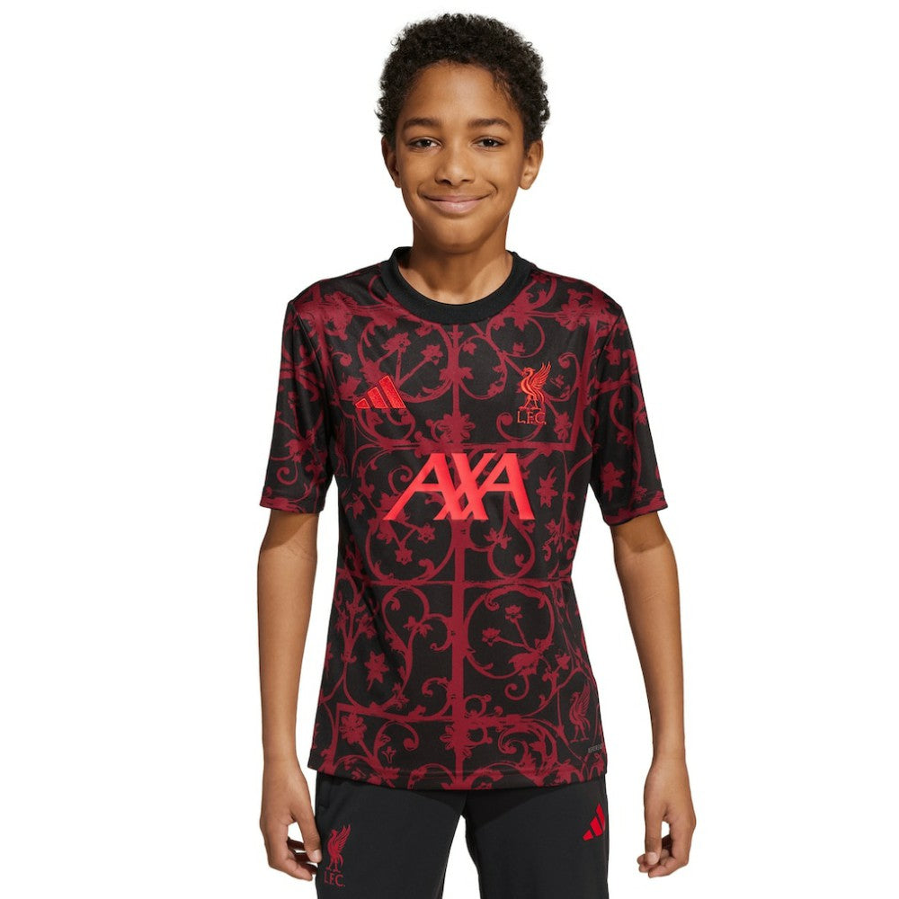 Liverpool Youth 2025/26 Pre-Match AEROREADY Top - Black | Adidas online