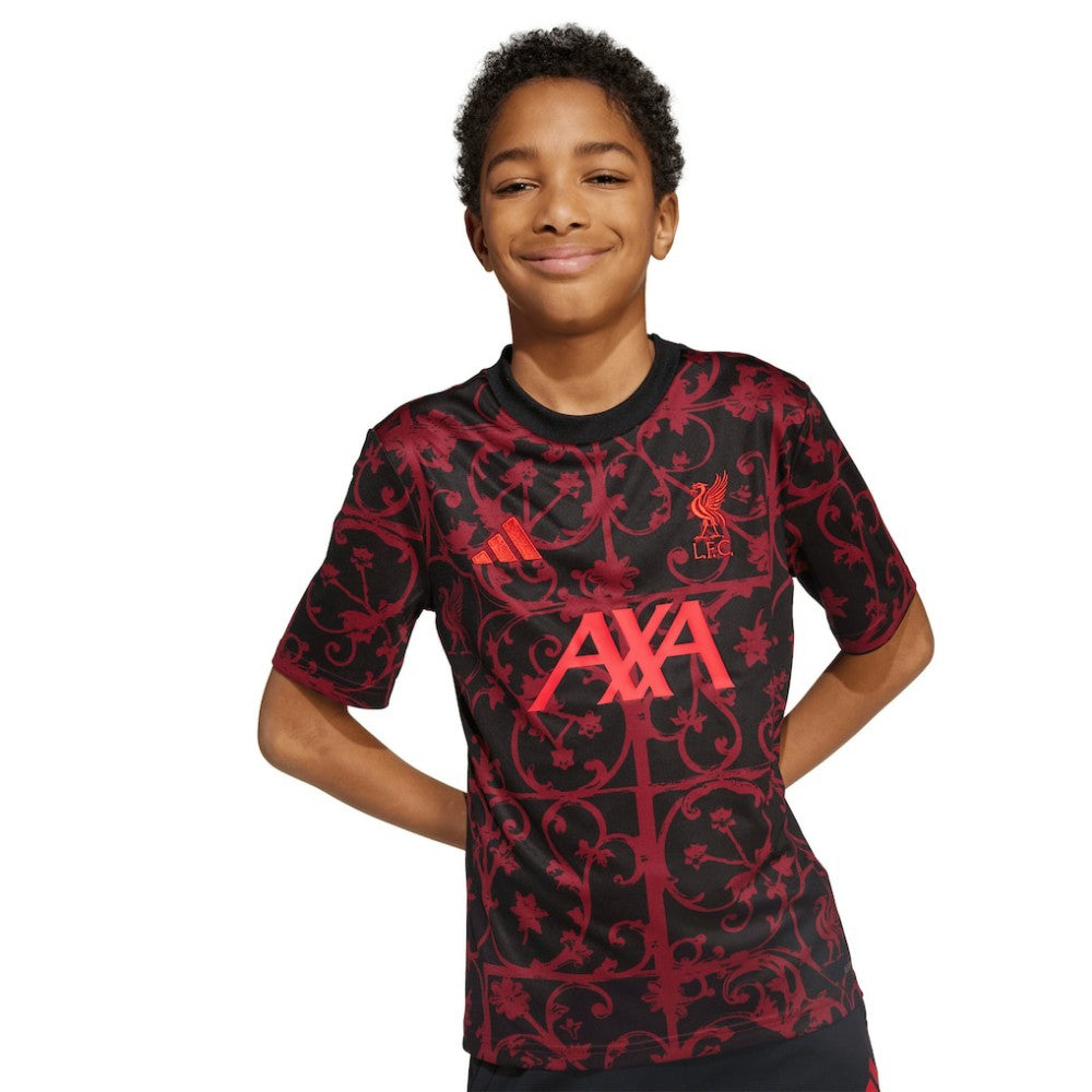Liverpool Youth 2025/26 Pre-Match AEROREADY Top - Black | Adidas online