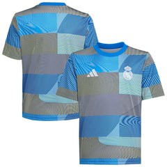 Real Madrid Youth 2025/26 Pre-Match AEROREADY Top - Blue | Adidas for sale