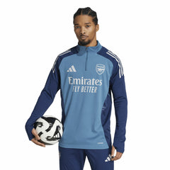 Arsenal 2025/26 AEROREADY Raglan Quarter-Zip Training Top - Light Blue | Adidas on sale