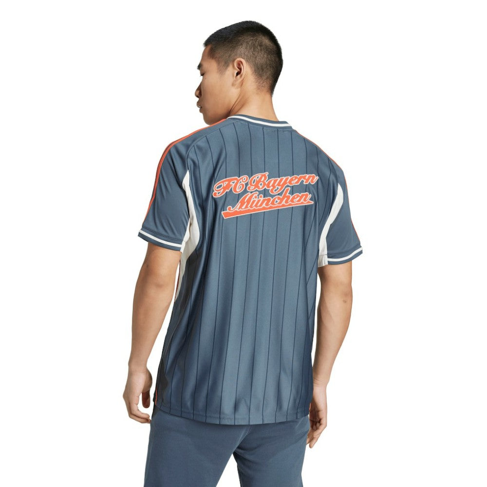 Bayern Munich US Pack Full-Button Baseball Jersey - Gray | Adidas on sale