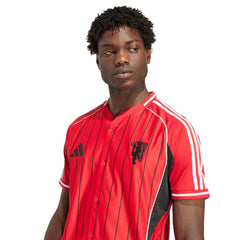Manchester United US Pack Full-Button Baseball Jersey - Red | Adidas sale