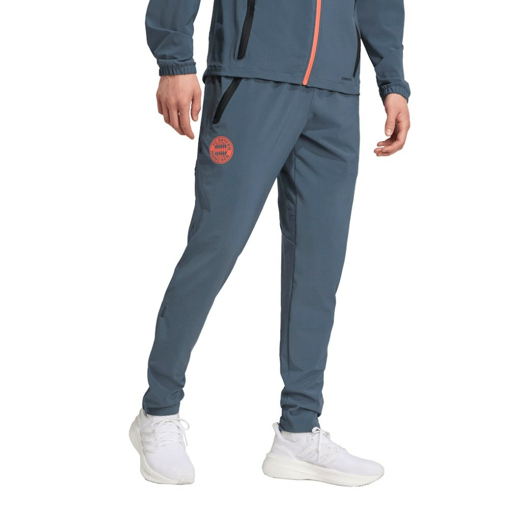 Bayern Munich 2025/26 Tiro Vis Tech AEROREADY Travel Pants - Gray | Adidas discount