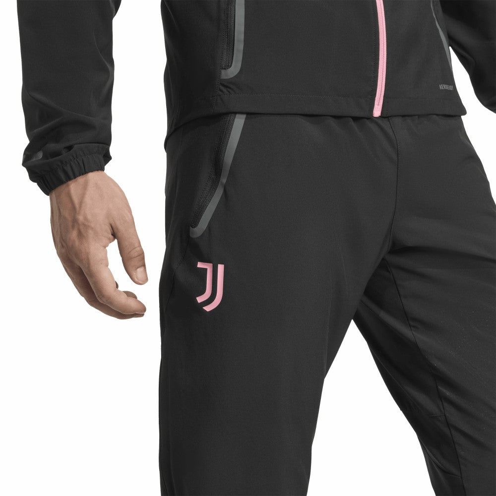Juventus 2025/26 Tiro Vis Tech AEROREADY Travel Pants - Black | Adidas for sale