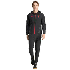 Liverpool 2025/26 Tiro Vis Tech Travel Jacket - Black | Adidas for sale