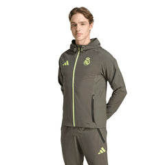 Real Madrid 2025/26 Tiro Vis Tech Travel Jacket - Olive | Adidas sale