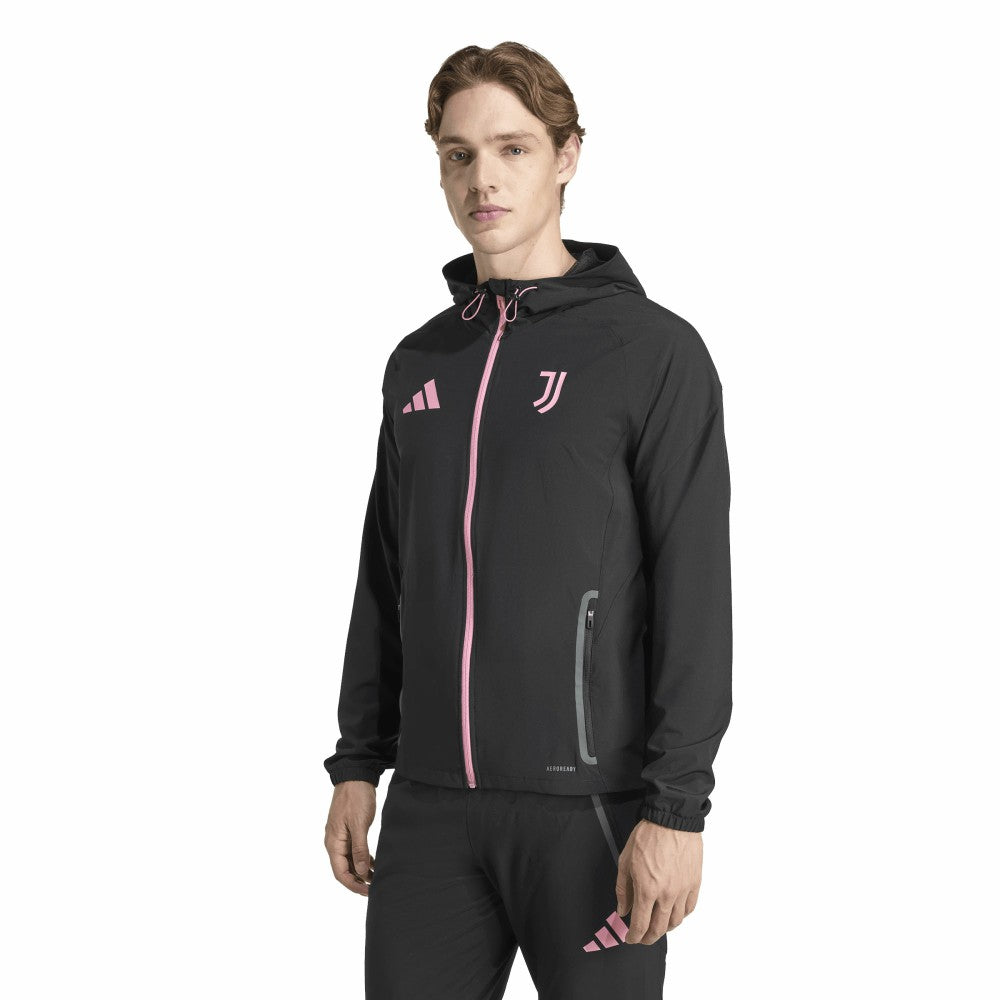 Juventus 2025/26 Tiro Vis Tech Travel Jacket - Black | Adidas shop