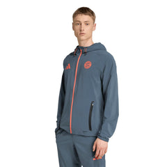 Bayern Munich 2025/26 Tiro Vis Tech Travel Jacket - Gray | Adidas outlet