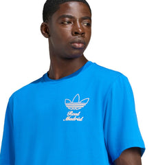 Real Madrid Terrace Icons Collection Graphic T-Shirt - Blue | Adidas on sale