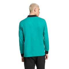 Liverpool Terrace Icons Long Sleeve Polo - Green | Adidas on sale
