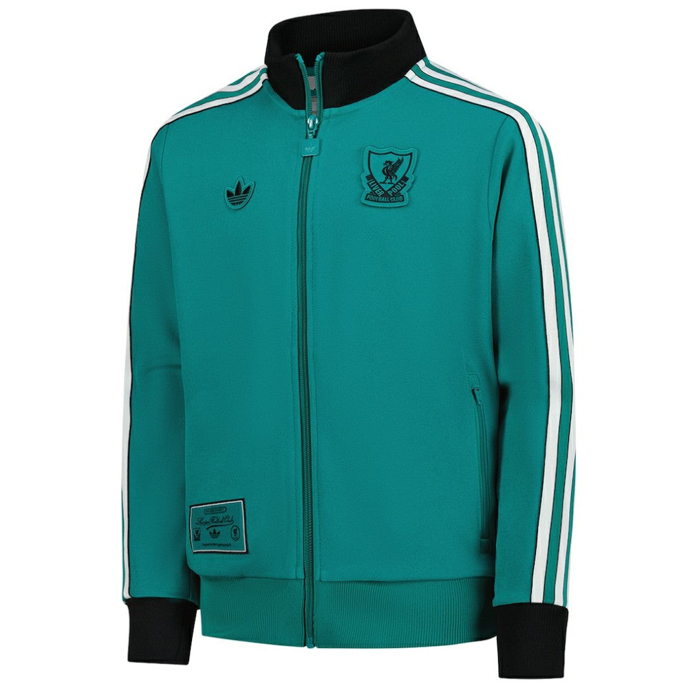 Liverpool Youth Terrace Icons Full-Zip Track Jacket - Green | Adidas outlet