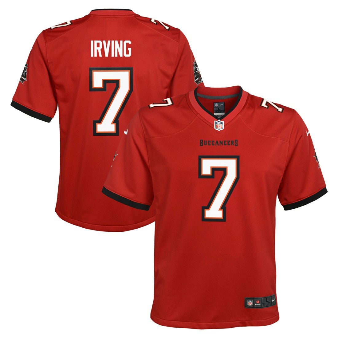 Bucky Irving Tampa Bay Buccaneers Youth Game Jersey - Red | Nike online