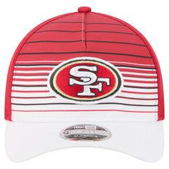 San Francisco 49ers New Era Adventure Gradient 9FORTY M-Crown A-Frame Adjustable Hat - White/Scarlet discount