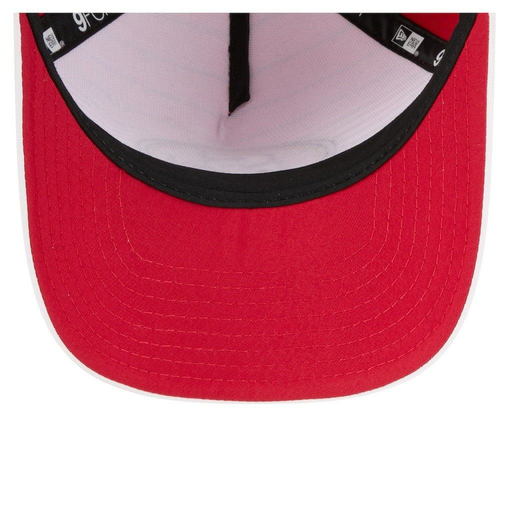 San Francisco 49ers New Era Adventure Gradient 9FORTY M-Crown A-Frame Adjustable Hat - White/Scarlet discount