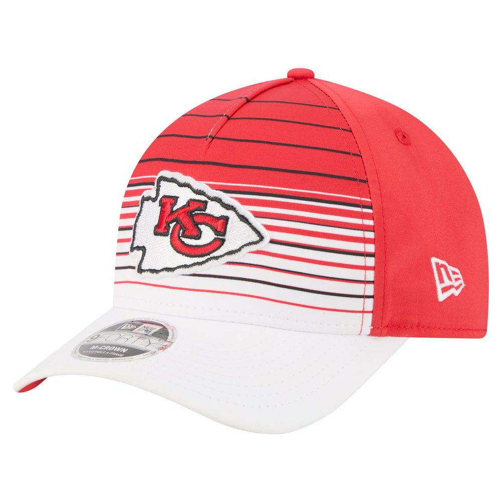Kansas City Chiefs New Era Adventure Gradient 9FORTY M-Crown A-Frame Adjustable Hat - White/Red sale
