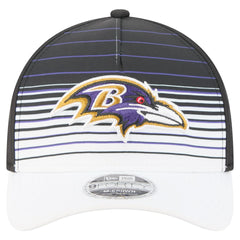 Baltimore Ravens New Era Adventure Gradient 9FORTY M-Crown A-Frame Adjustable Hat - White/Black sale