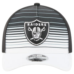 Las Vegas Raiders New Era Adventure Gradient 9FORTY M-Crown A-Frame Adjustable Hat - White/Black outlet