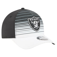 Las Vegas Raiders New Era Adventure Gradient 9FORTY M-Crown A-Frame Adjustable Hat - White/Black outlet