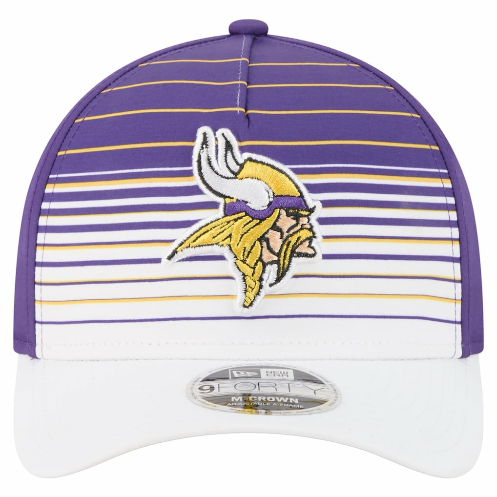 Minnesota Vikings New Era Adventure Gradient 9FORTY M-Crown A-Frame Adjustable Hat - White/Purple discount