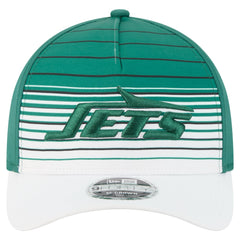 New York Jets New Era Adventure Gradient 9FORTY M-Crown A-Frame Adjustable Hat - White/Green outlet