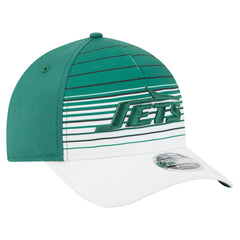 New York Jets New Era Adventure Gradient 9FORTY M-Crown A-Frame Adjustable Hat - White/Green outlet