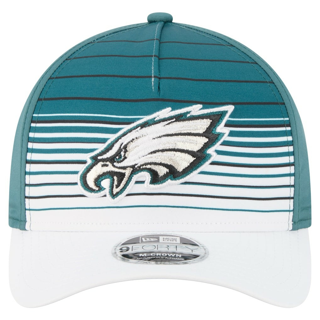 Philadelphia Eagles New Era Adventure Gradient 9FORTY M-Crown A-Frame Adjustable Hat - White/Midnight Green on sale