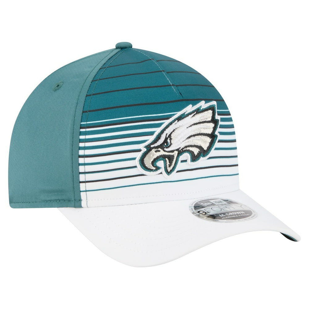 Philadelphia Eagles New Era Adventure Gradient 9FORTY M-Crown A-Frame Adjustable Hat - White/Midnight Green on sale