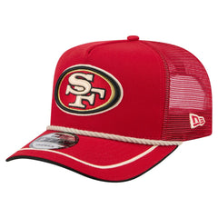 San Francisco 49ers New Era Vintage Team Rope A-Frame Trucker 9FIFTY Snapback Hat - Scarlet online
