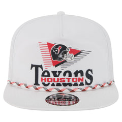 Houston Texans New Era Collide Golfer Snapback Hat - White sale