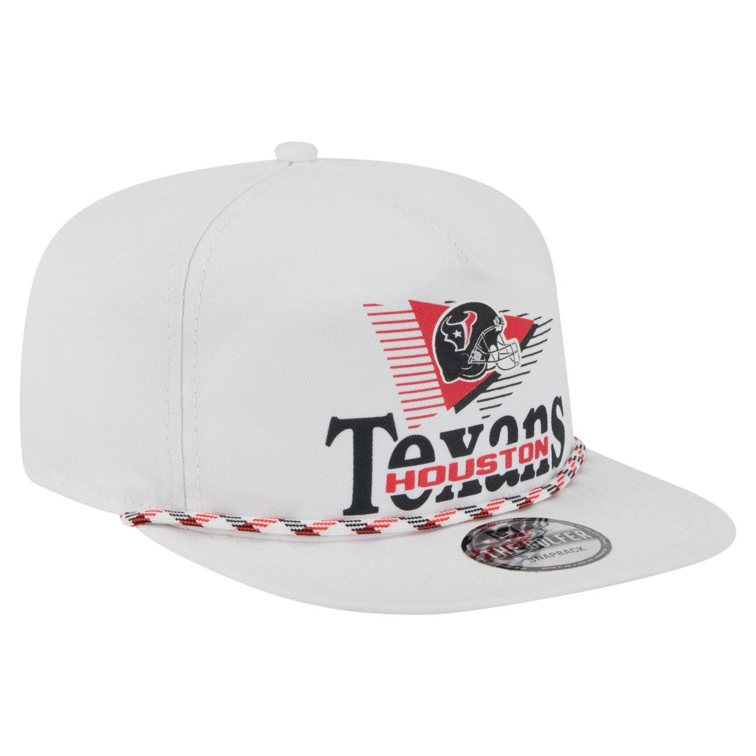 Houston Texans New Era Collide Golfer Snapback Hat - White sale