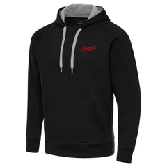 Detroit Red Wings Antigua 2025 NHL Stadium Series Victory Pullover Hoodie Black